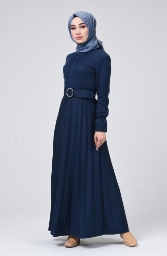 Indigo Hijab Dress 5056-08