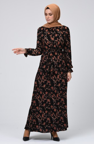 Black Hijab Dress 60073-01