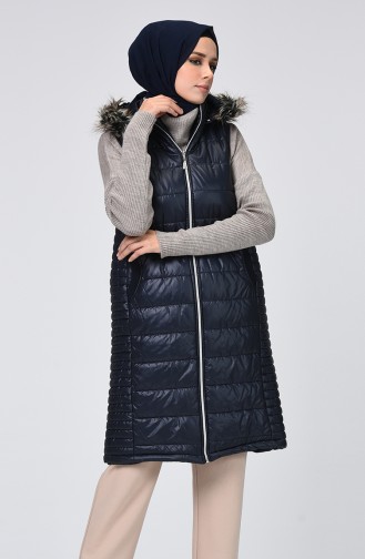 Navy Blue Gilet 5141-05