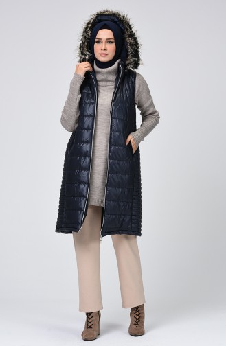 Navy Blue Gilet 5141-05