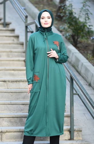 Smaragdgrün Abayas 10906-02