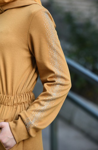 Mustard Abaya 8084-01