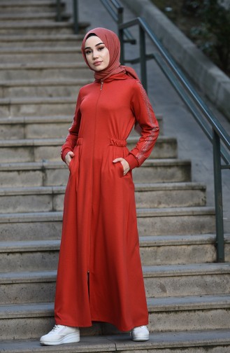 Ziegelrot Abayas 8084-04