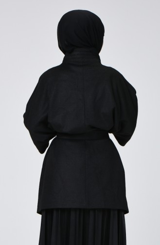 Schwarz Mantel 1613-01