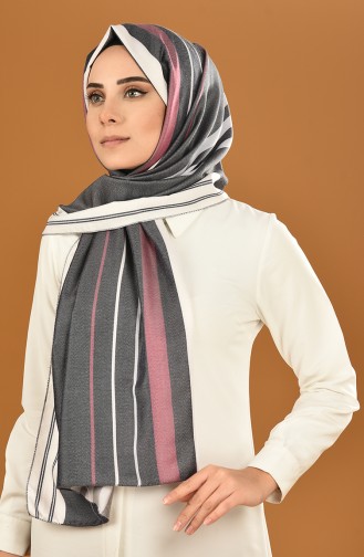 Smoke-Colored Shawl 4538-01