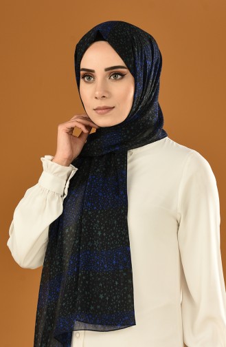 Navy Blue Shawl 4540-01