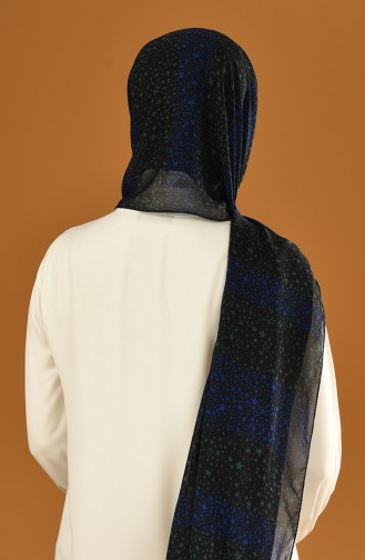 Navy Blue Shawl 4540-01