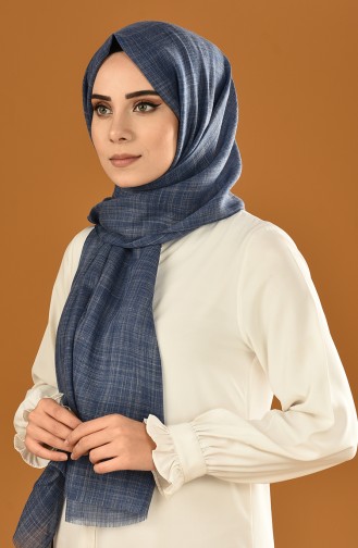 Cosmos Shawl Navy Blue 18-0001-07