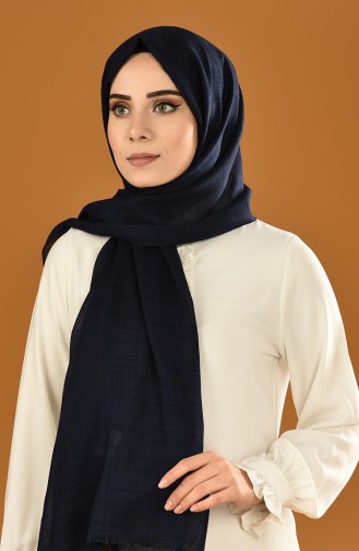 Cosmos Shawl Navy Blue Black 18-0001-22