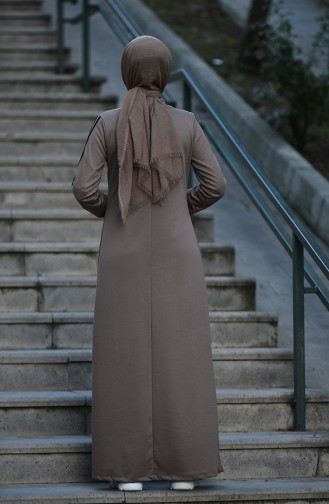 Nerz Hijab Kleider 8074-06