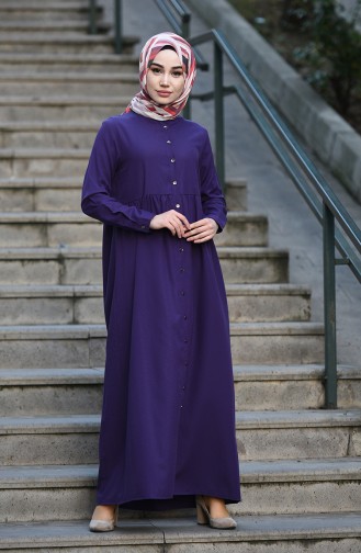 Purple İslamitische Jurk 5037-13