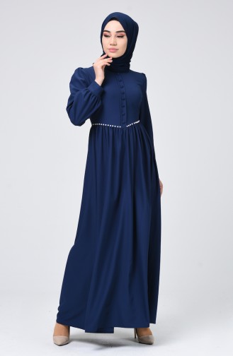 Robe Hijab Bleu Marine 3402-03