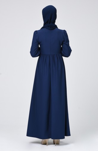 فستان أزرق كحلي 3402-03