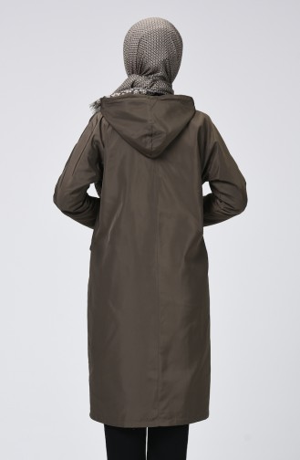 Dark Khaki Raincoat 1020-03