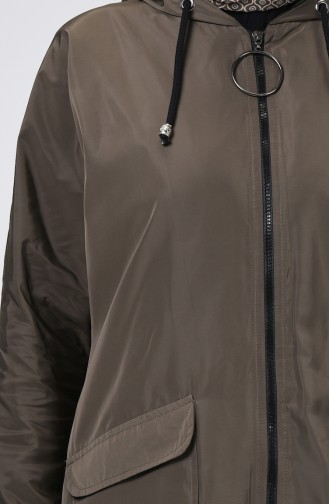 Dark Khaki Raincoat 1020-03