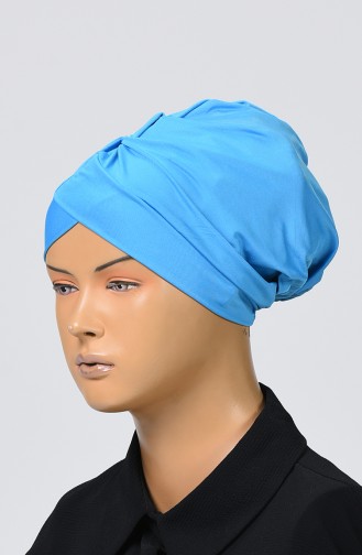 Plain Jersey Pool Bathing Bonnet Blue 26039-02