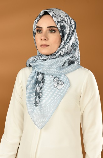 Karaca Cashmere Digital Scarf Mint Blue 90631-03