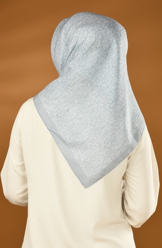 Karaca Cashmere Digital Scarf Light Blue 90633-07