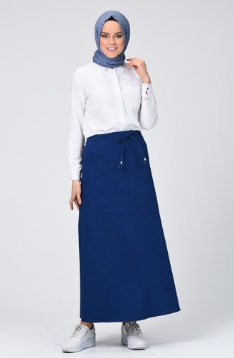 Petrol Blue Skirt 1142-03