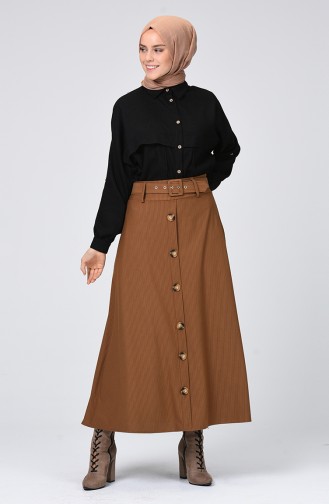 Dark Beige Skirt 5952-03