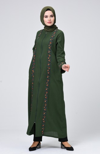 Green Abaya 0202-03