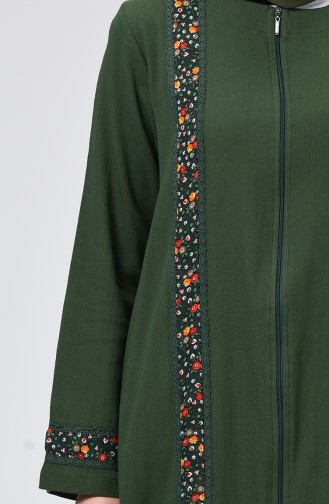 Green Abaya 0202-03