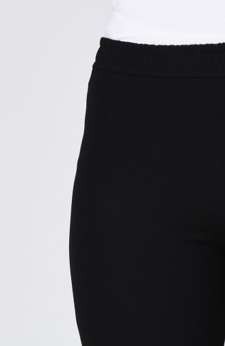 Waist Elastic Spanish Trousers Black 1127PNT-05
