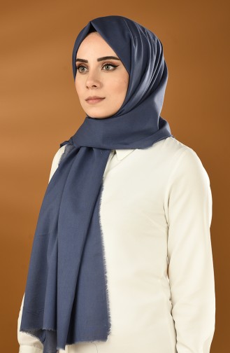 Casual Pamuk Şal 19-0001-02 Lacivert