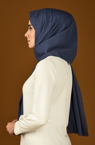 Casual Cotton Shawl Navy Blue 19-0001-02