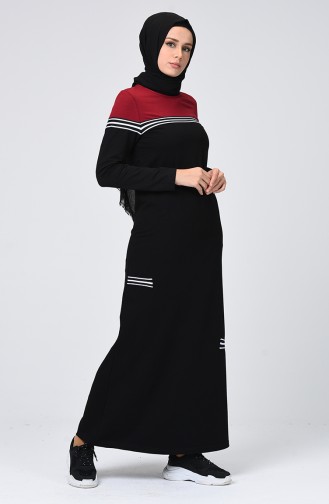 فستان رياضي أسود 99232-02