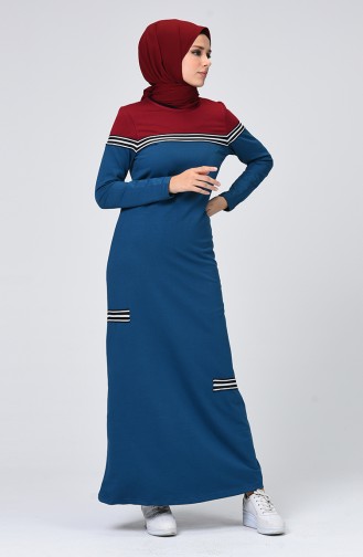 Indigo Hijab Kleider 99232-05