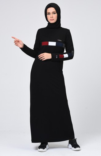 Black İslamitische Jurk 99237-01