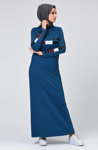 Indigo Hijab Kleider 99237-05