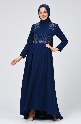 Robe Hijab Bleu Marine 9651-05