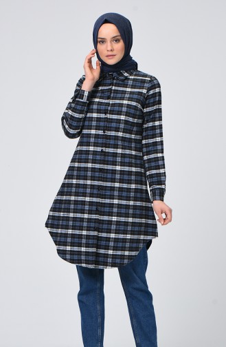 Kareli Tunik 2494-03 İndigo