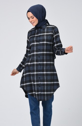 Kareli Tunik 2495-01 İndigo