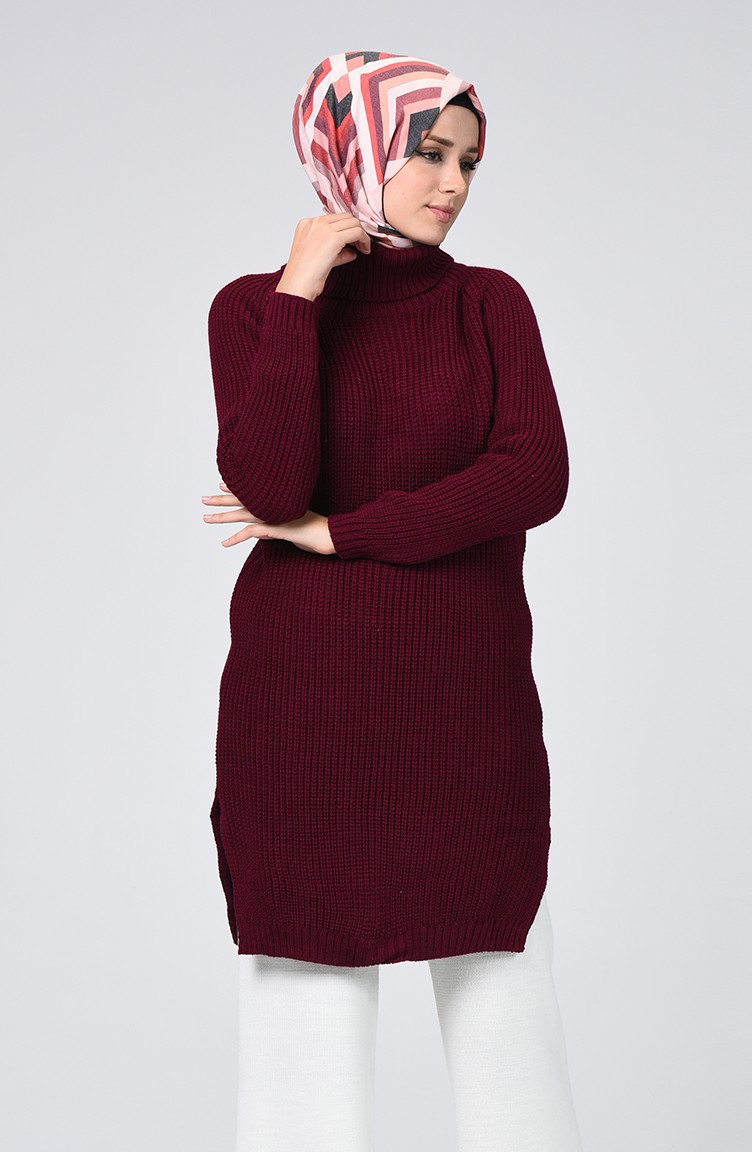 Turtleneck Tricot Sweater Damson 2220 10 Turtleneck Tricot Sweater Damson 2220 10