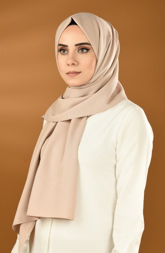 Patterned Woven Shawl Cream 8003-04