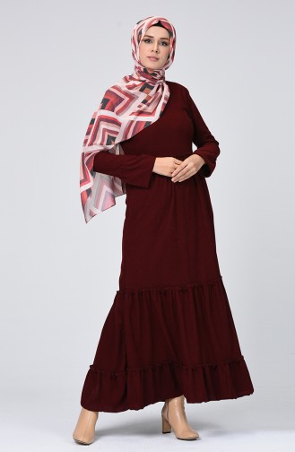 Robe Hijab Bordeaux 1211-02