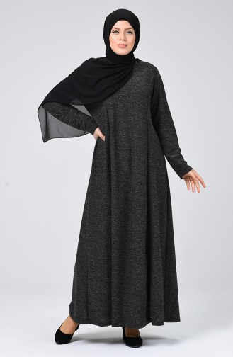 Robe Hijab Noir 8046-03
