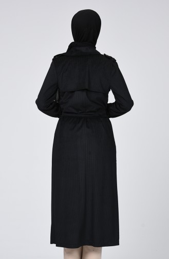 Black Trench Coats Models 5872-03