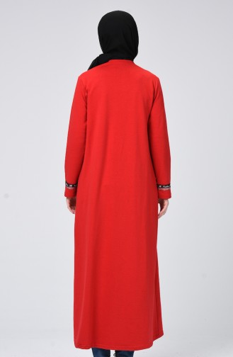Claret Red Abaya 3003-01