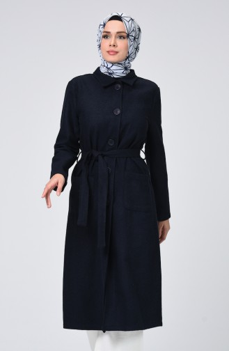 Kaşe Kaban 1298-01 Lacivert