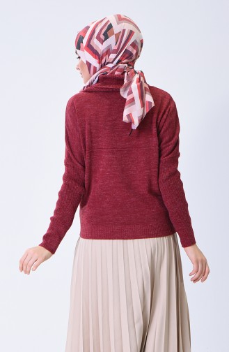 Claret Red Sweater 0516-02