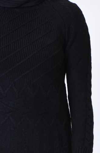Schwarz Pullover 7013-02