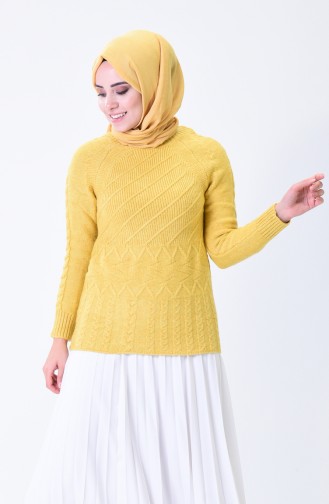 Tricot Sweater Mustard color 7013-03