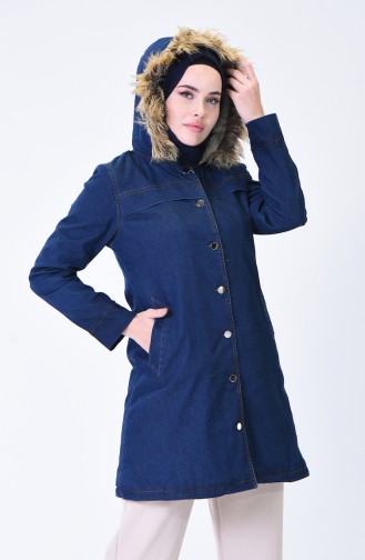 Navy Blue Winter Coat 2090-01