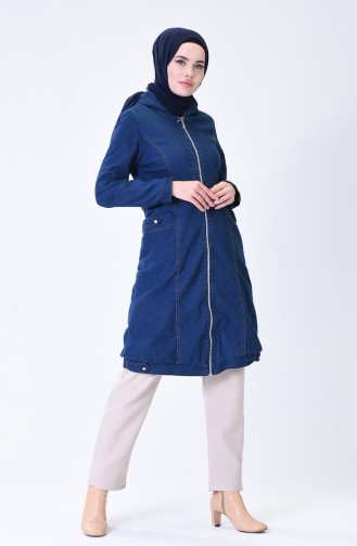 معطف أزرق كحلي 2092-01