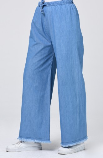 Pantalon Bleu clair 4083-02