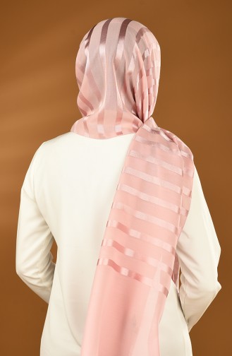 Striped Shawl Powder Pink 13152-07
